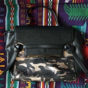 Steve Madden Black Camo handbag